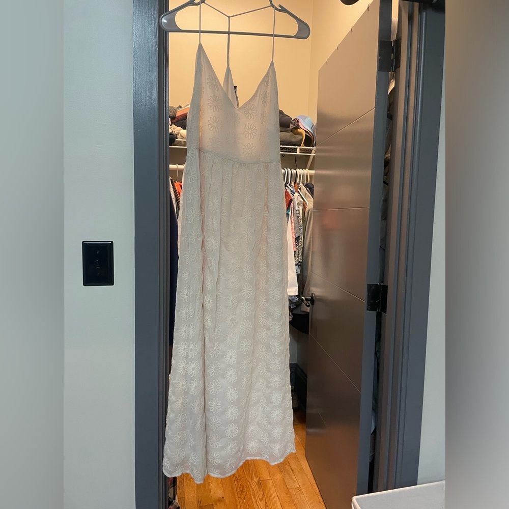 Zara floral midi dress